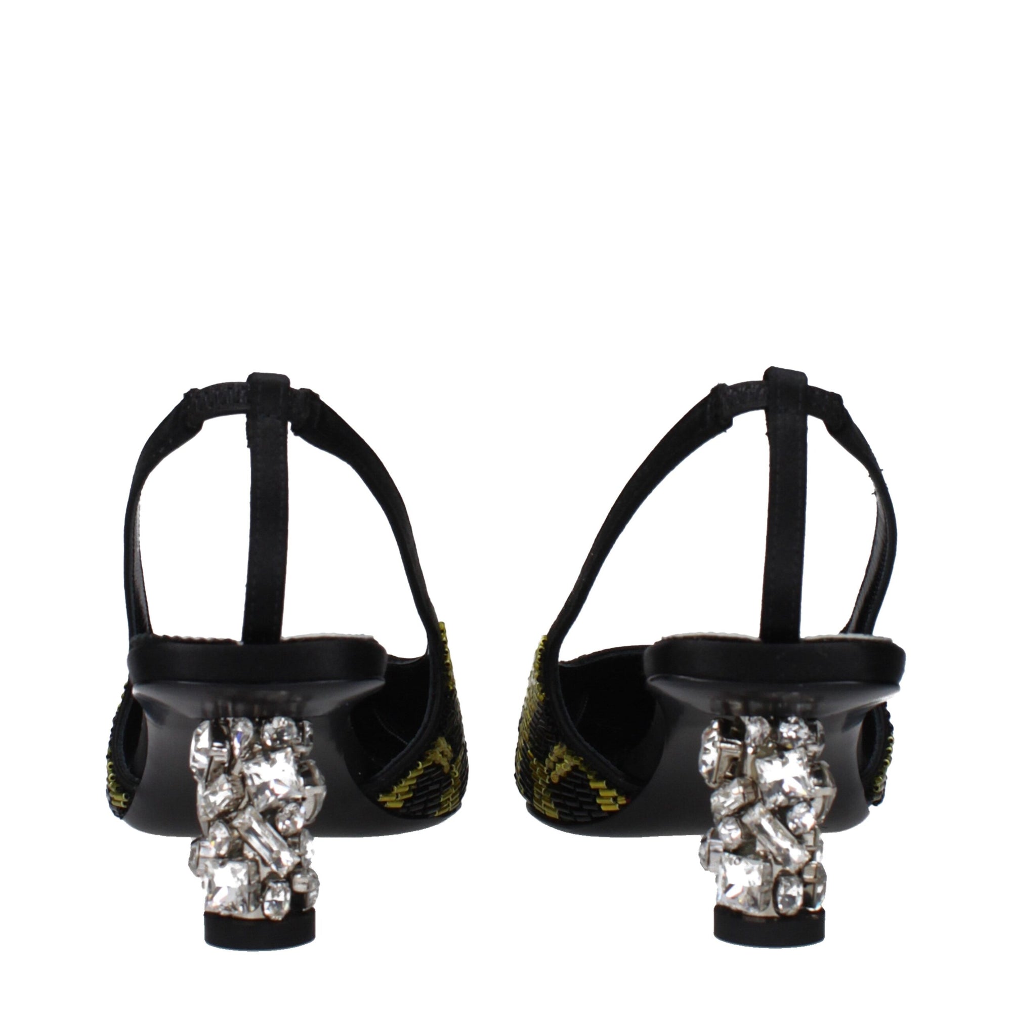 Tom Ford Yellow Satin Stiletto Heels Sandals