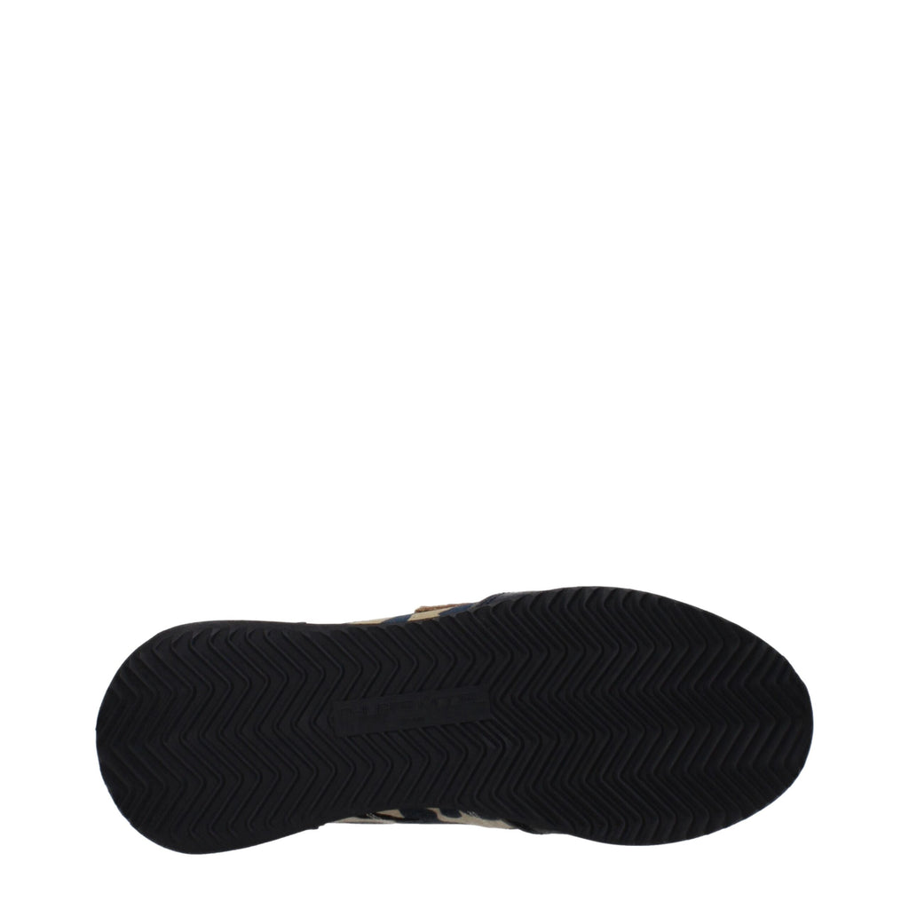 Philippe Model Blue Leather Low Tops