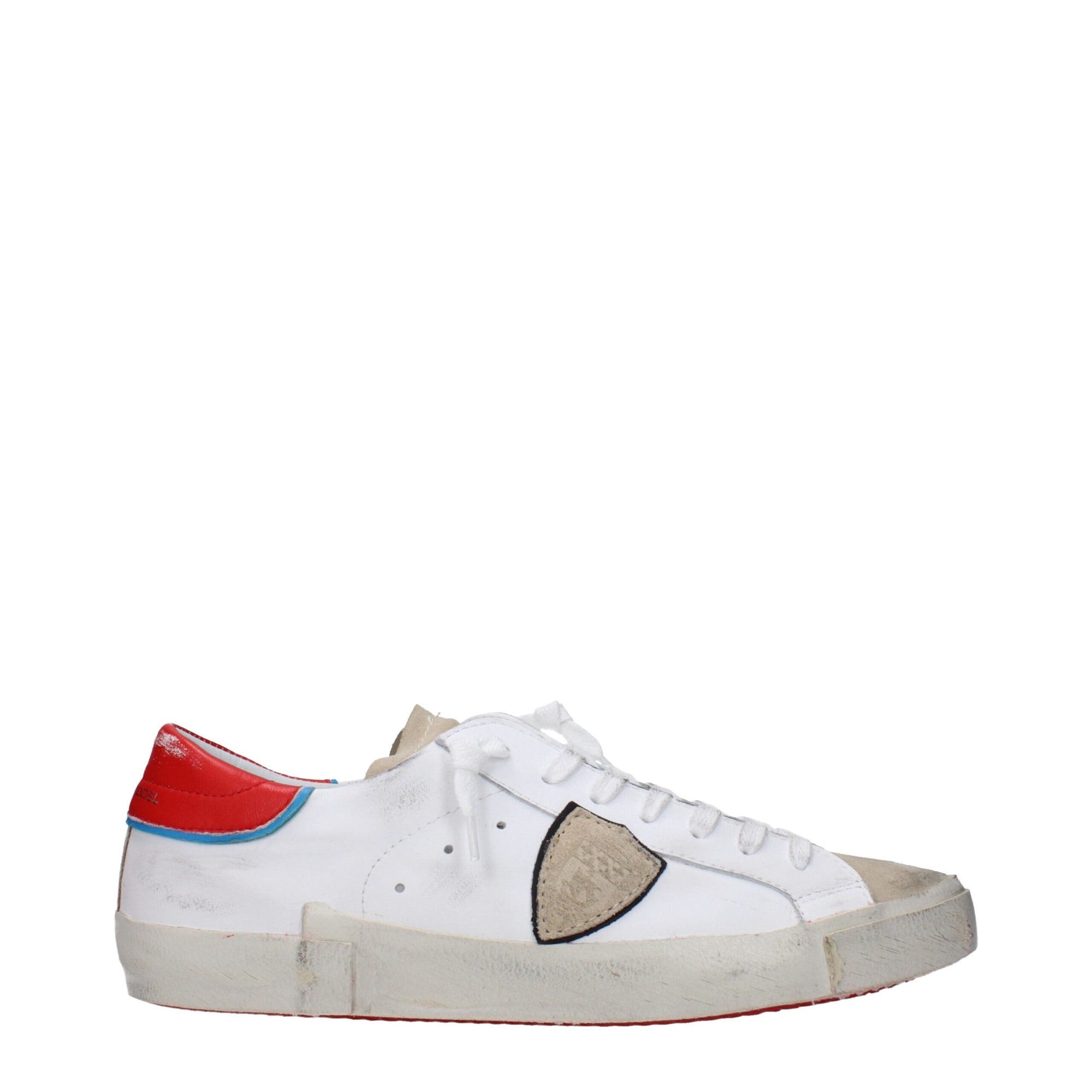 Philippe Model White Leather Low Tops