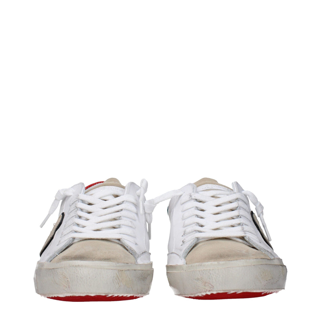 Philippe Model White Leather Low Tops