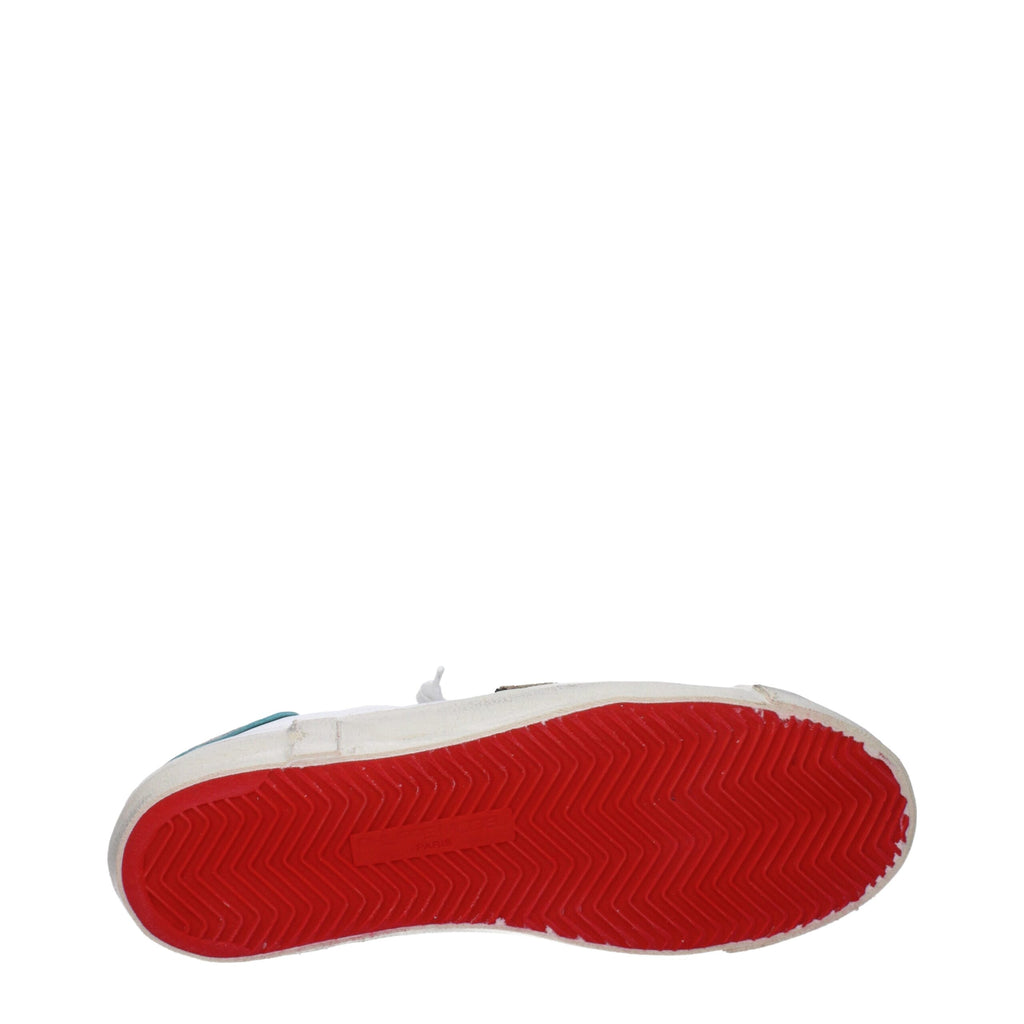 Philippe Model White Leather Low Tops