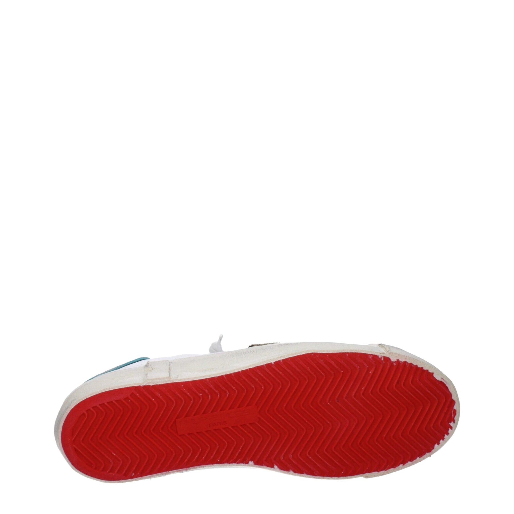 Philippe Model White Leather Low Tops