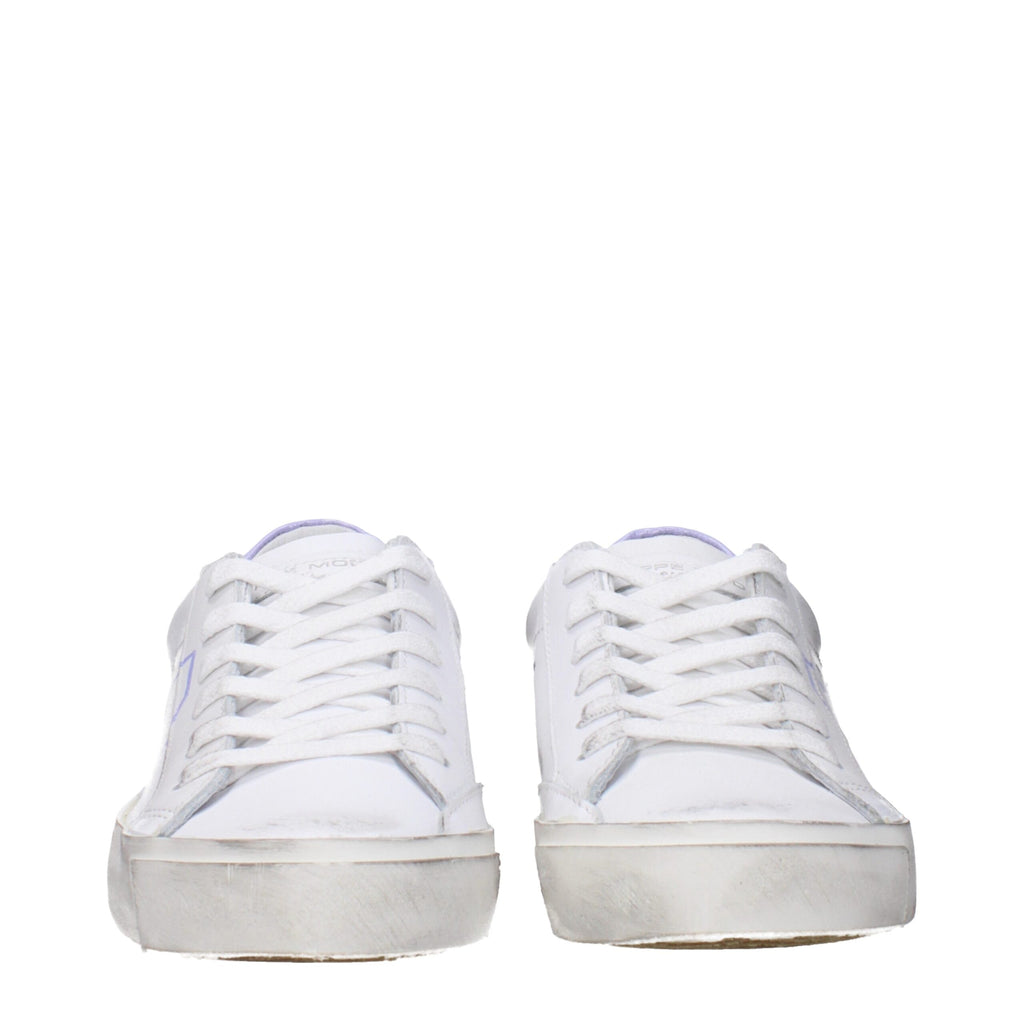 Philippe Model White Leather Low Tops