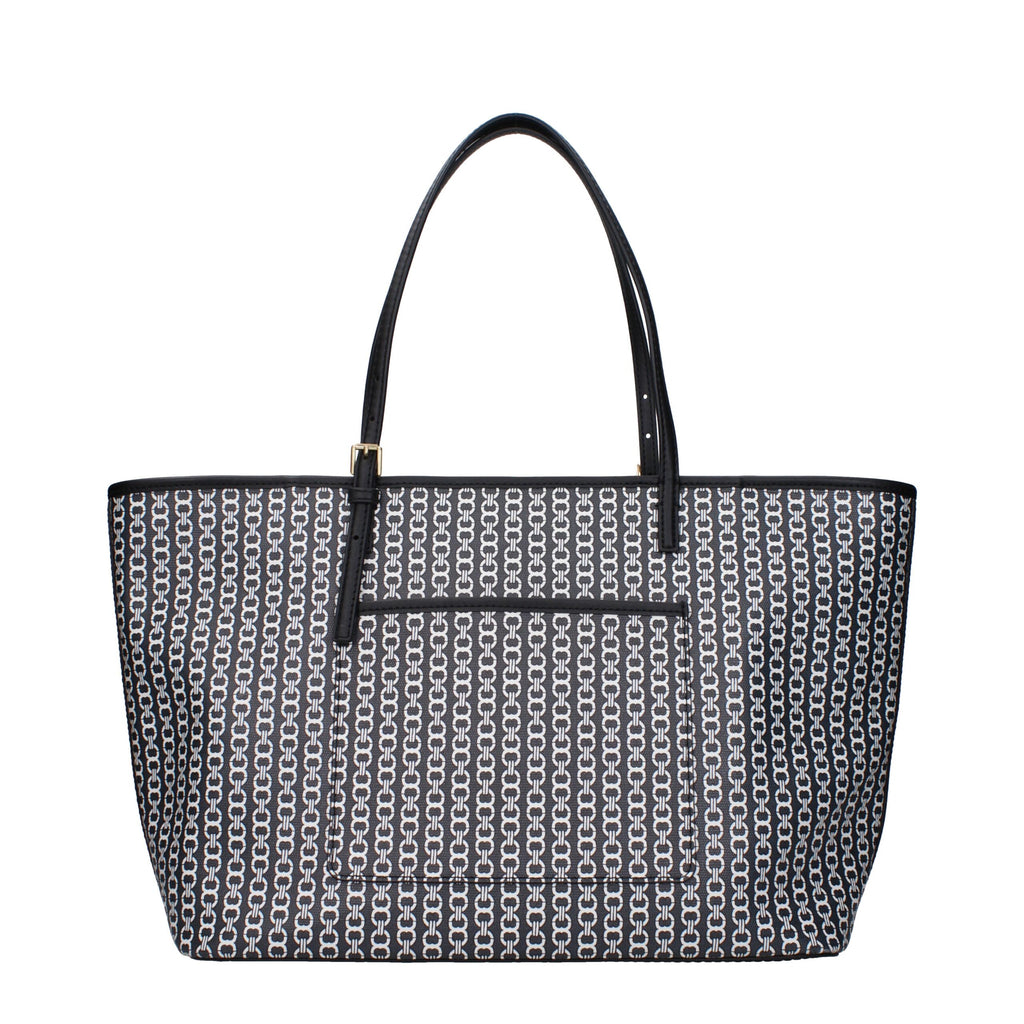 Tory Burch Black Leather Shoulder Bags