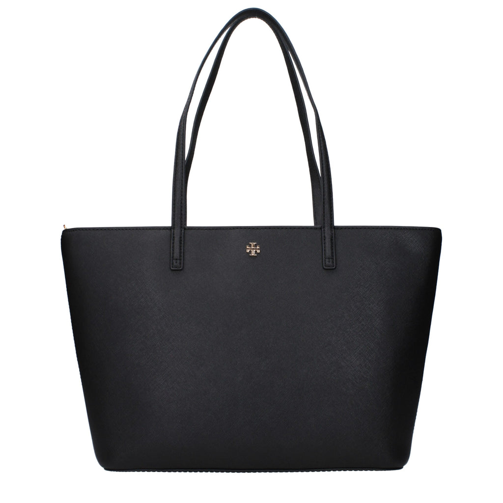 Tory Burch Black Leather Shoulder Bags
