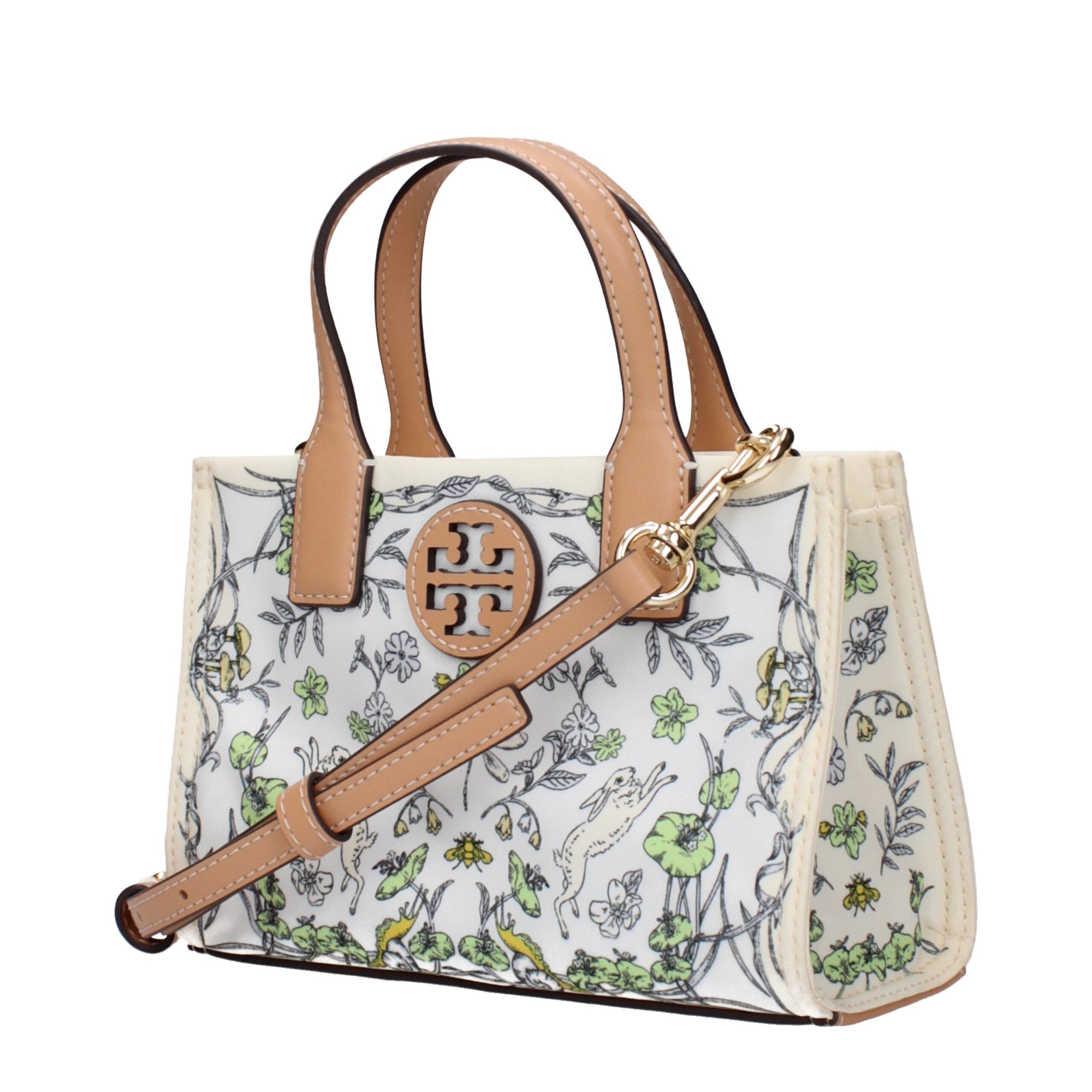 Tory Burch Beige Fabric Handbags