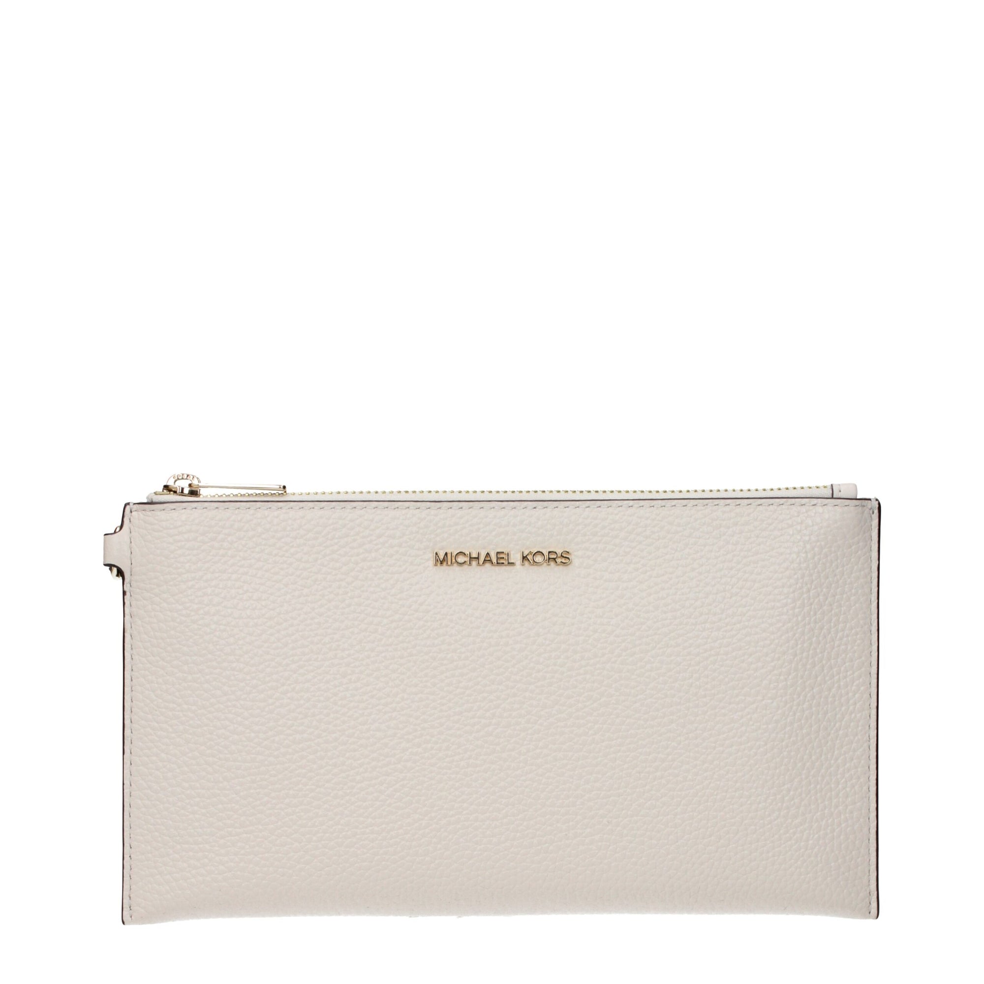 Michael Kors Beige Leather Clutch Bags