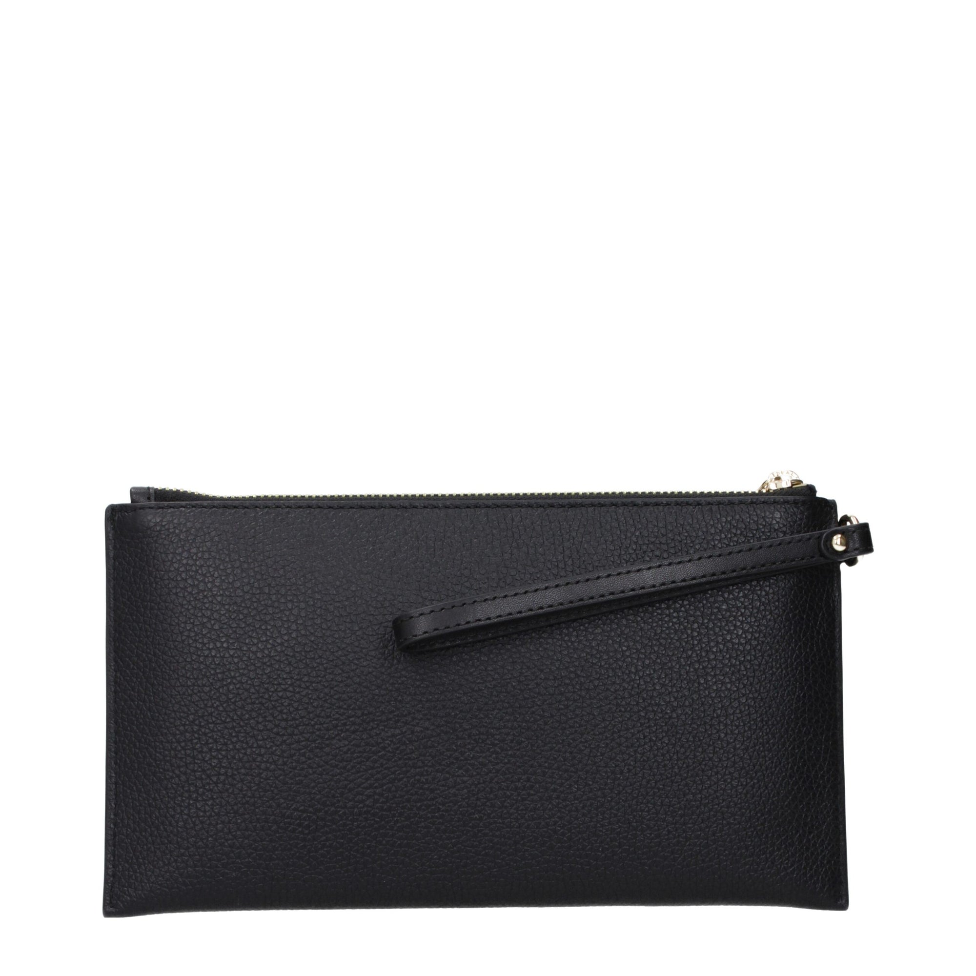 Michael Kors Black Leather Clutch Bags