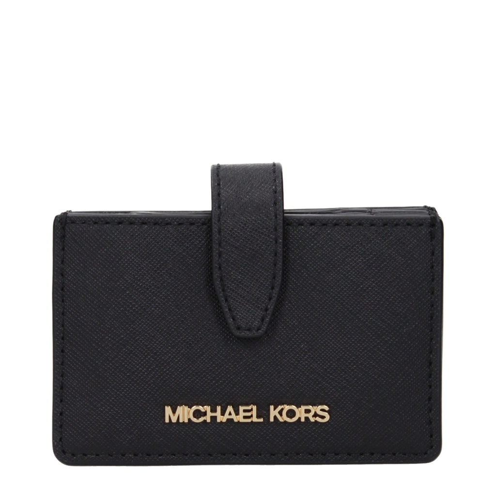 Michael Kors Black Leather Cardholders