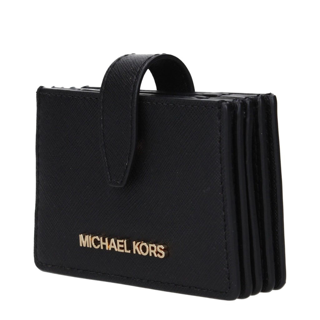 Michael Kors Black Leather Cardholders