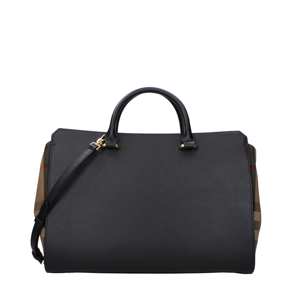 Burberry Black Leather Handbags