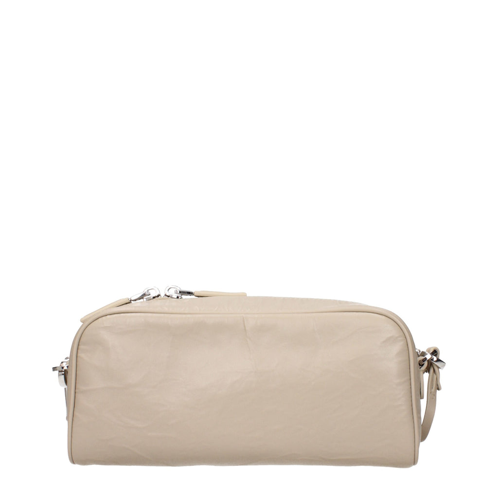 Prada Beige Leather Crossbody Bags