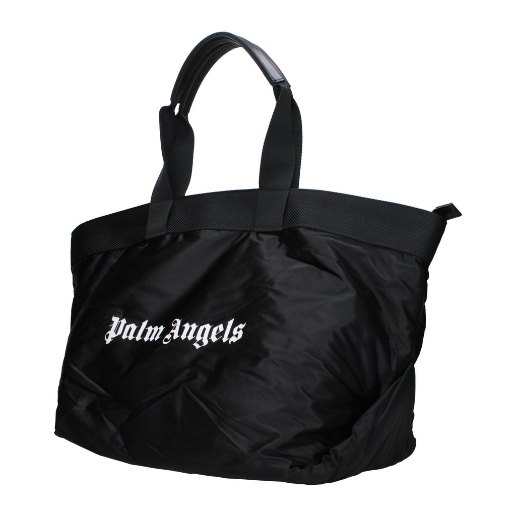 Palm Angels Black Fabric Shoulder Bags