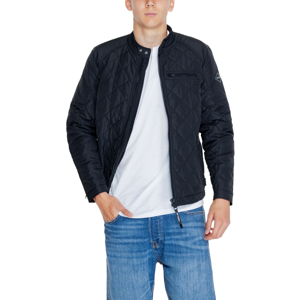 Replay Black Polyamide Jackets & Coat