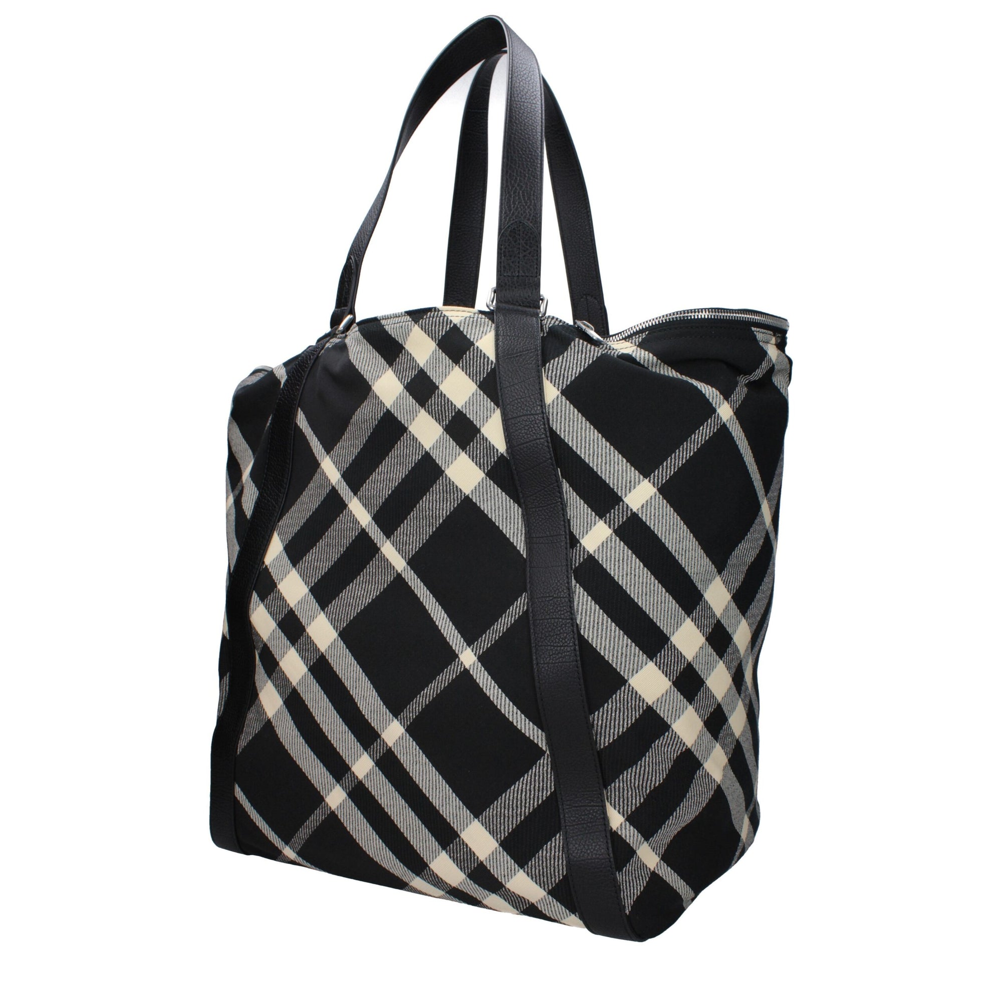 Burberry Black Fabric Shoulder Bags