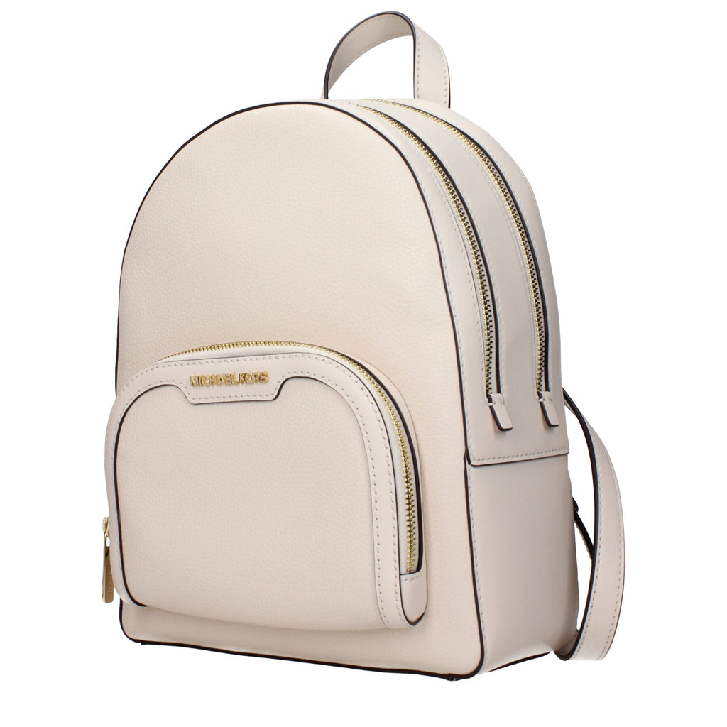 Michael Kors Beige Leather Backpacks
