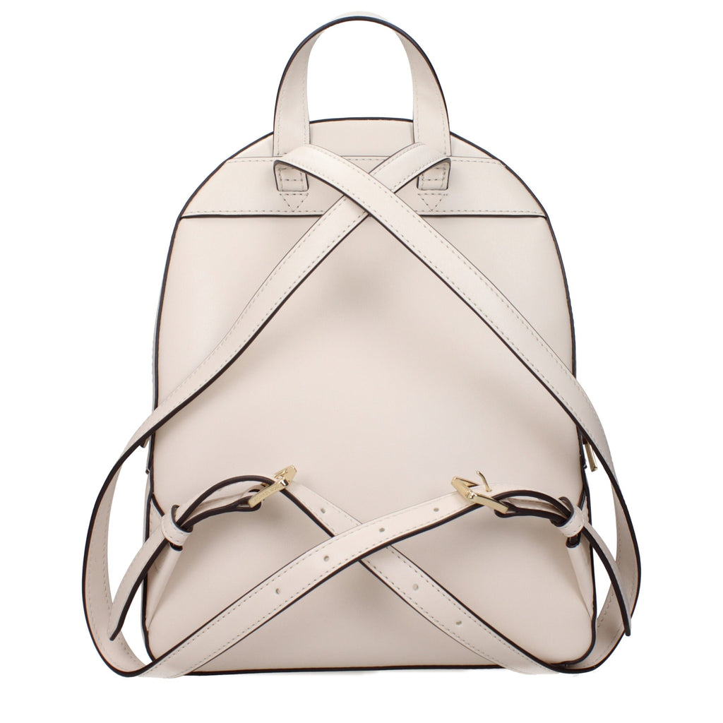 Michael Kors Beige Leather Backpacks