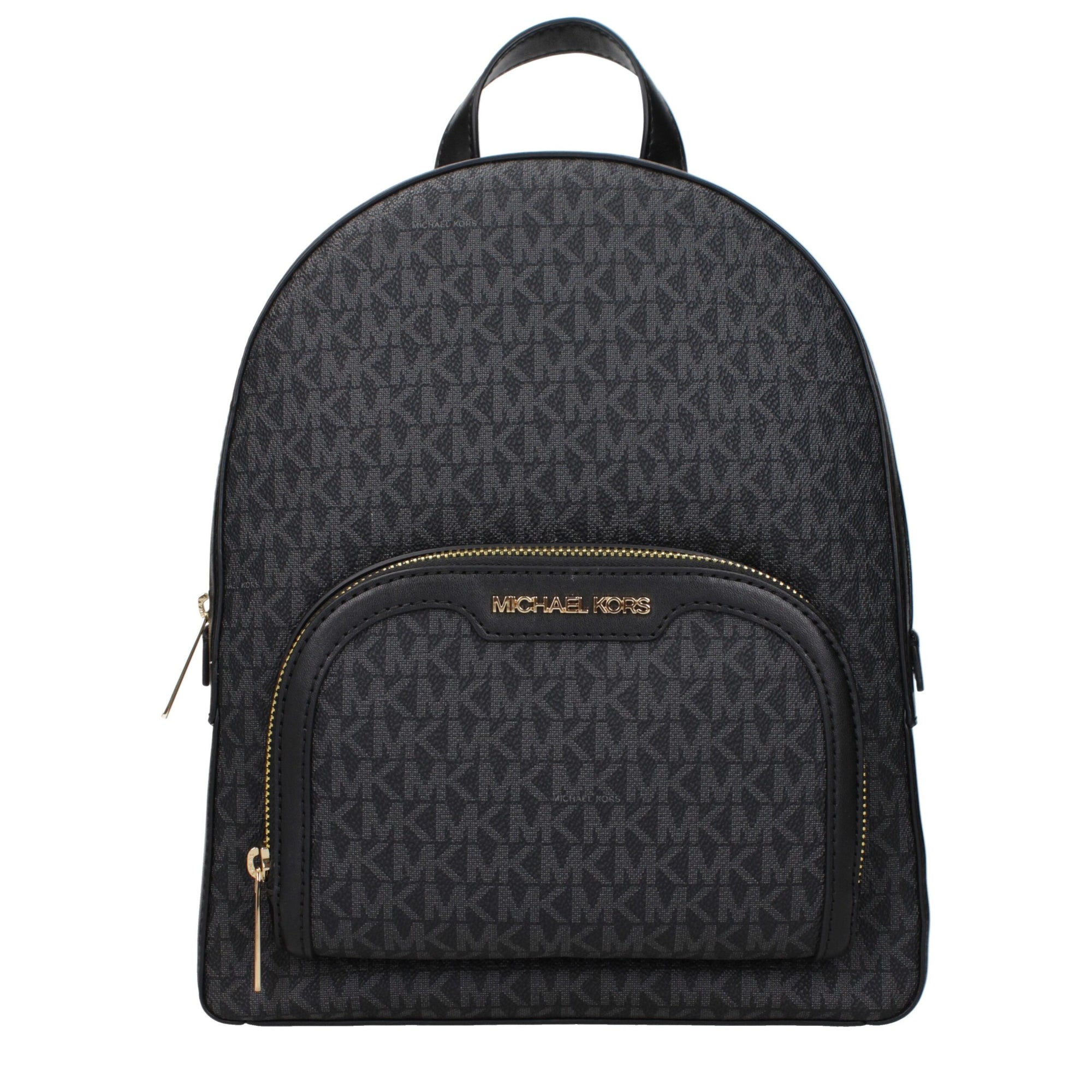 Michael Kors Black Fabric Backpacks