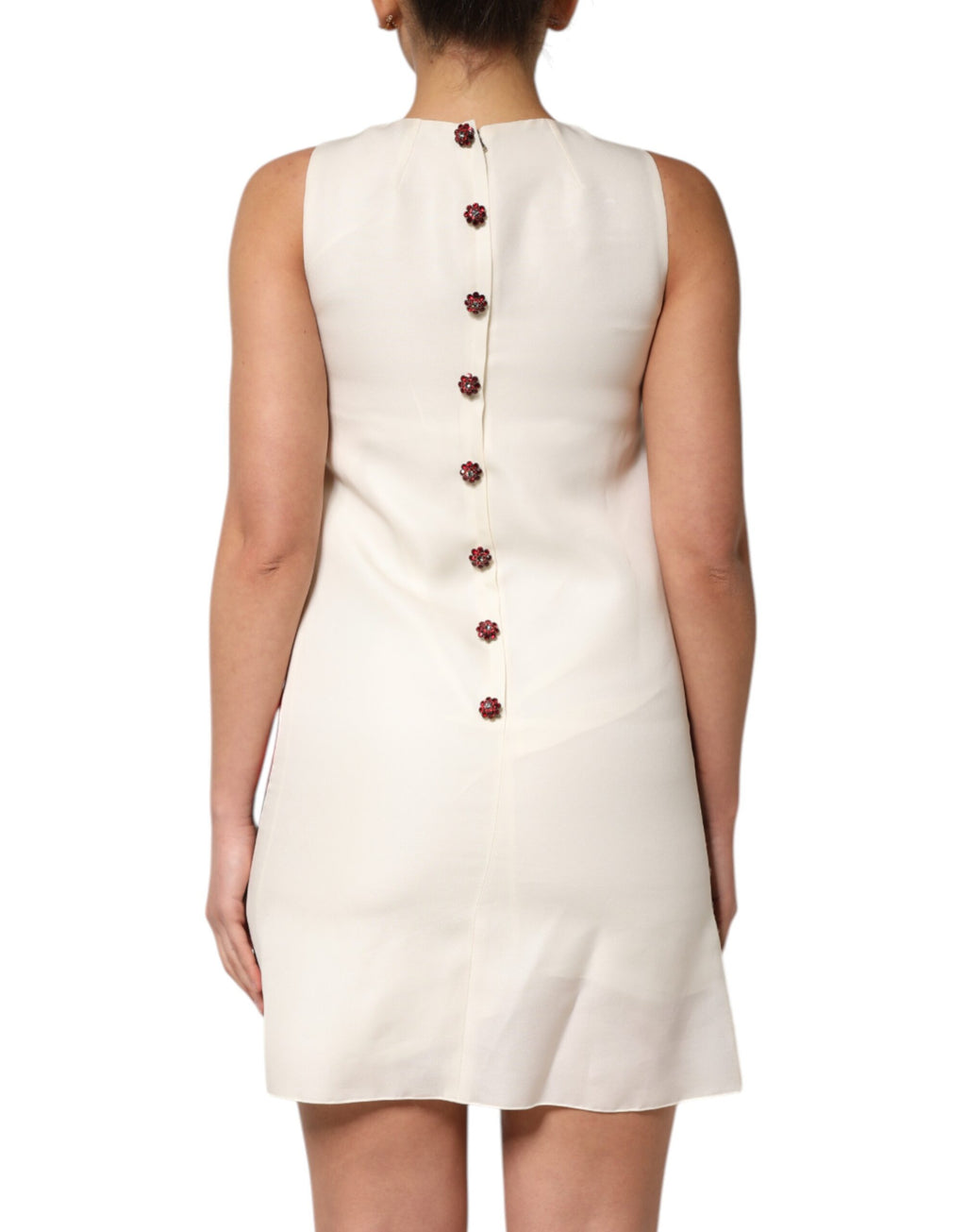 Dolce & Gabbana Multicolor Crystal Embellished A-line Mini Dress