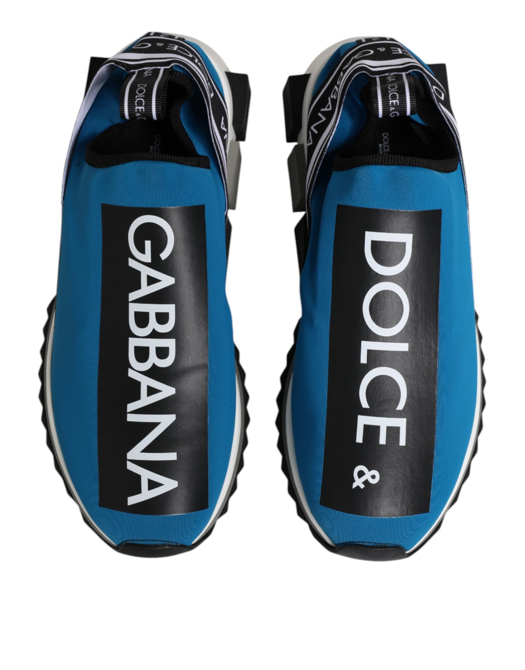 Dolce & Gabbana Blue Logo Low Top Sorrento Men Sneakers Shoes