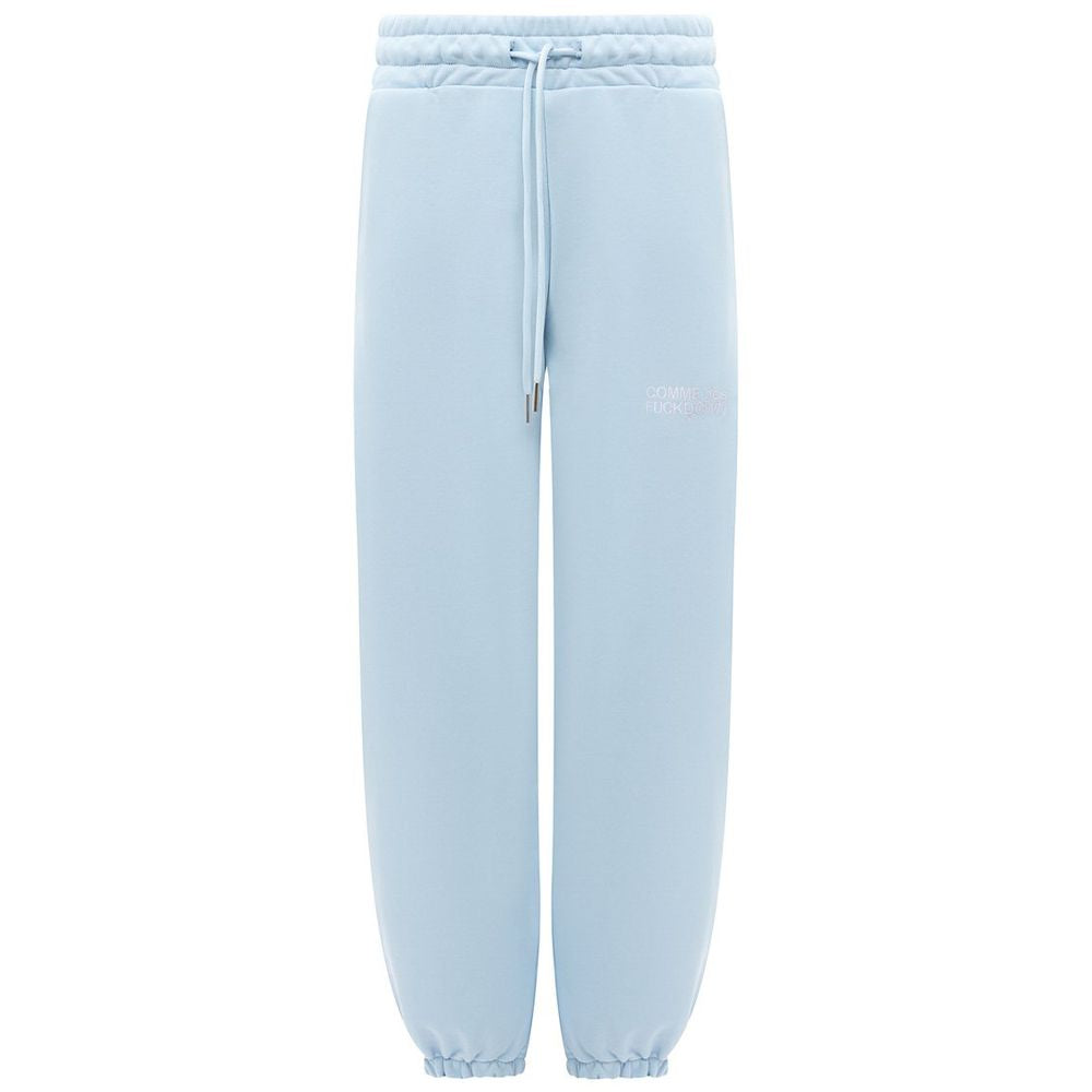 Comme Des Fuckdown Blue Cotton Men Sweatpants