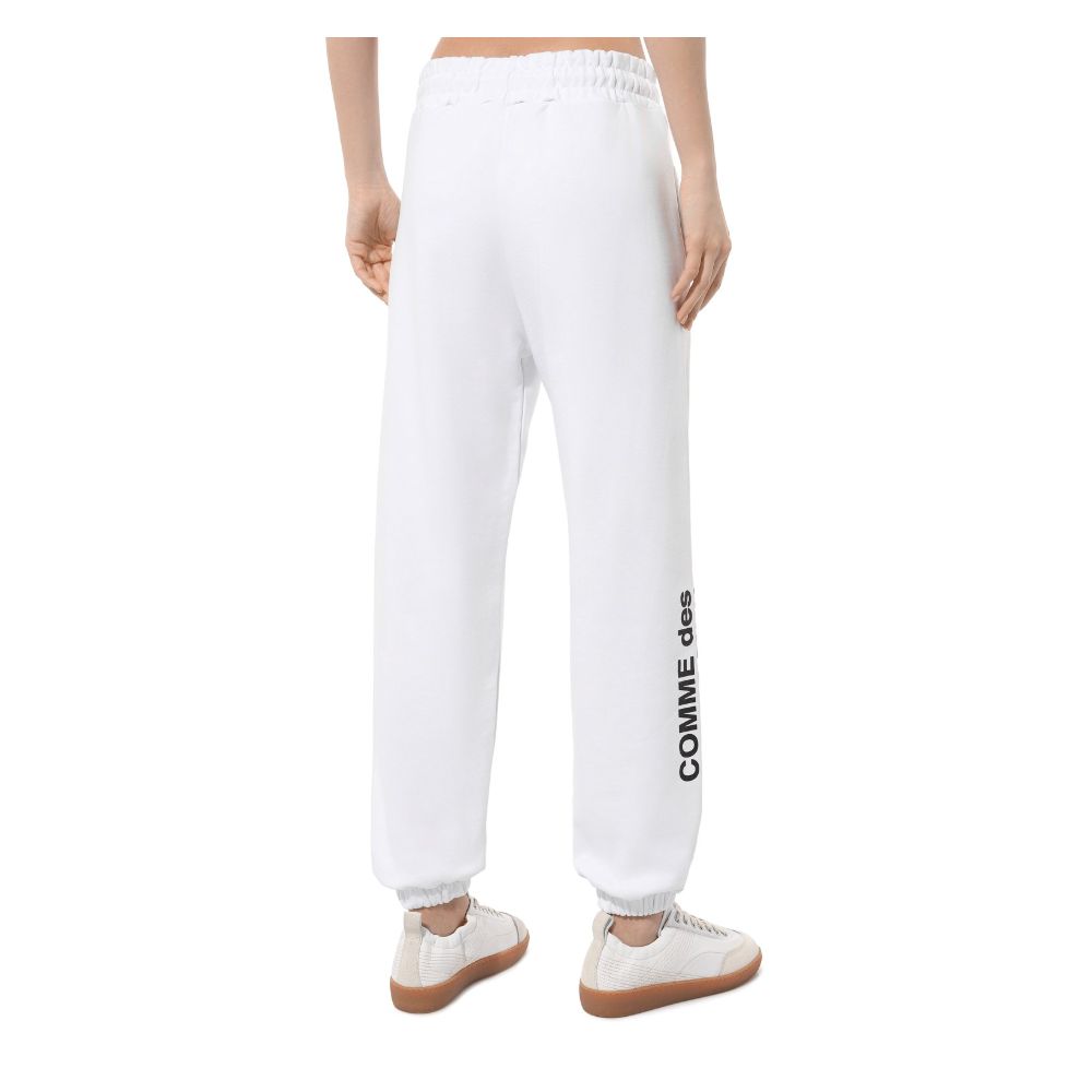 Comme Des Fuckdown White Cotton Jeans & Pant