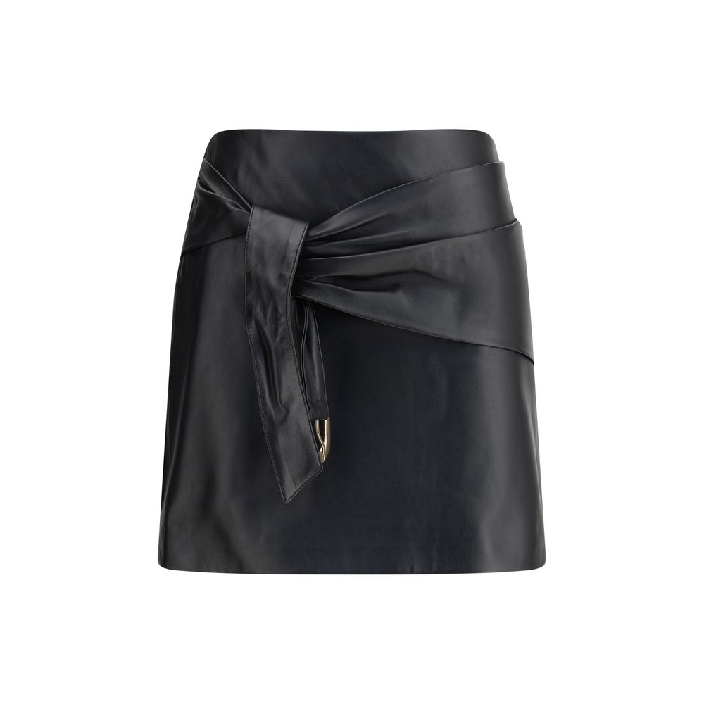 Versace Lambskin Miniskirt