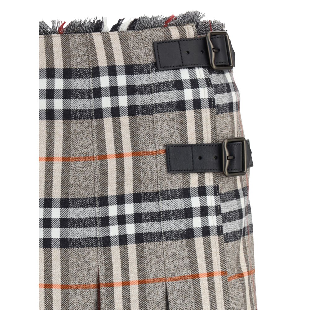 Burberry Check Archive wool Miniskirt