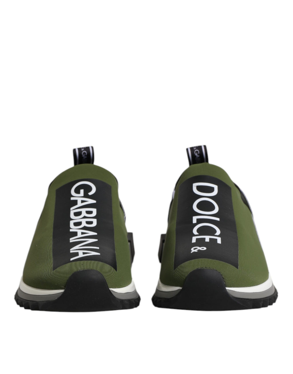 Dolce & Gabbana Green Logo Low Top Sorrento Men Sneakers Shoes