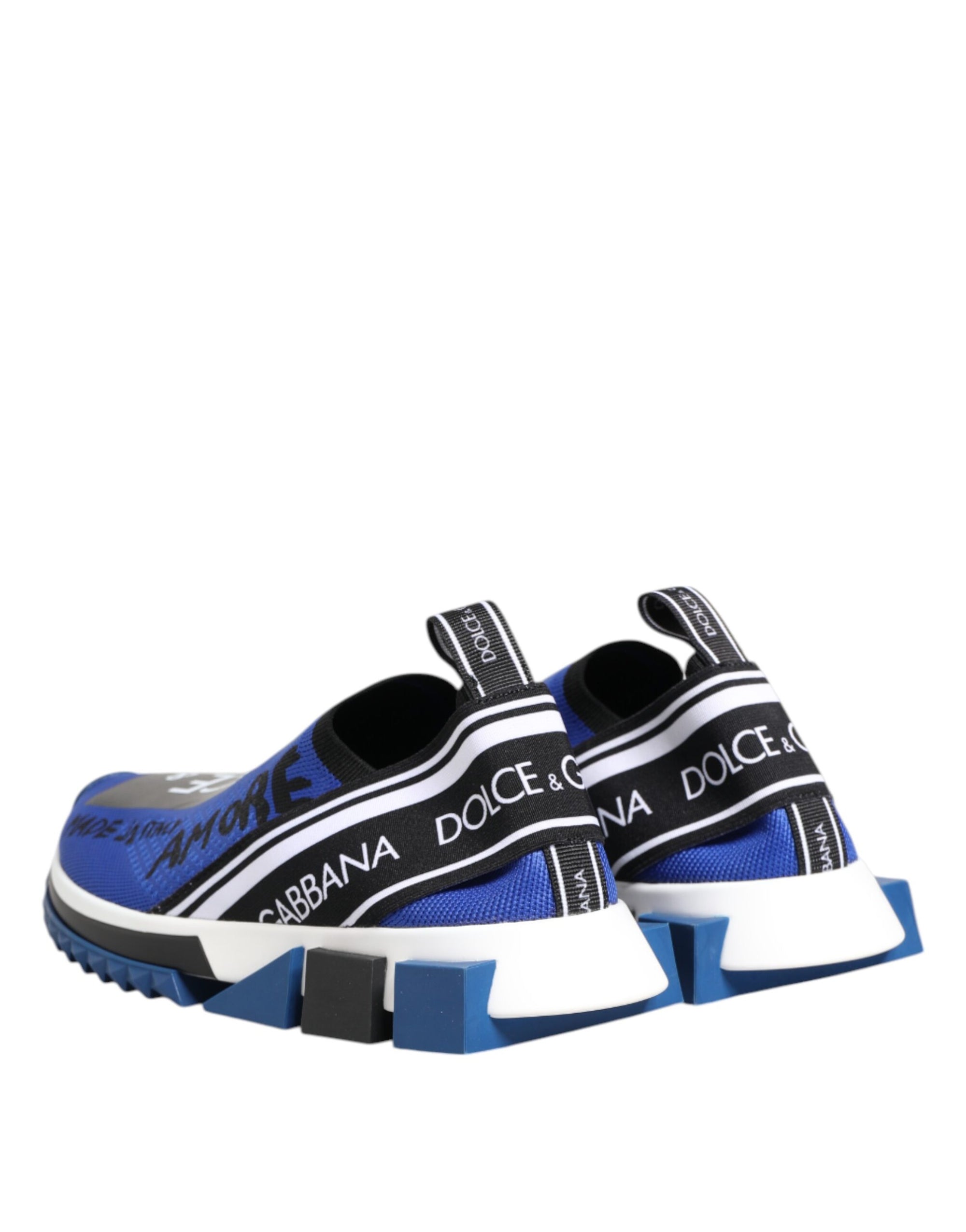 Dolce & Gabbana Blue Sorrento Low Top Sneakers Shoes