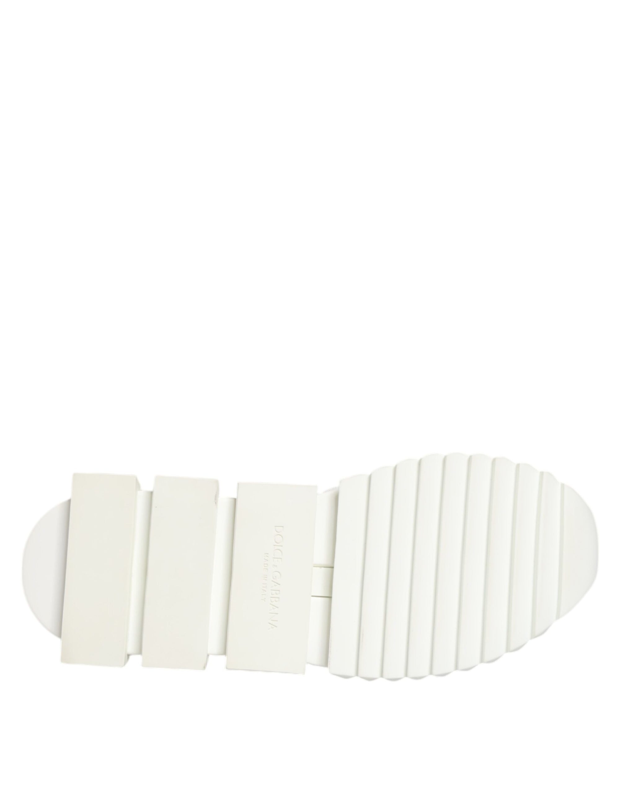 Dolce & Gabbana White Sorrento Low Top Lace Up Sneakers Shoes