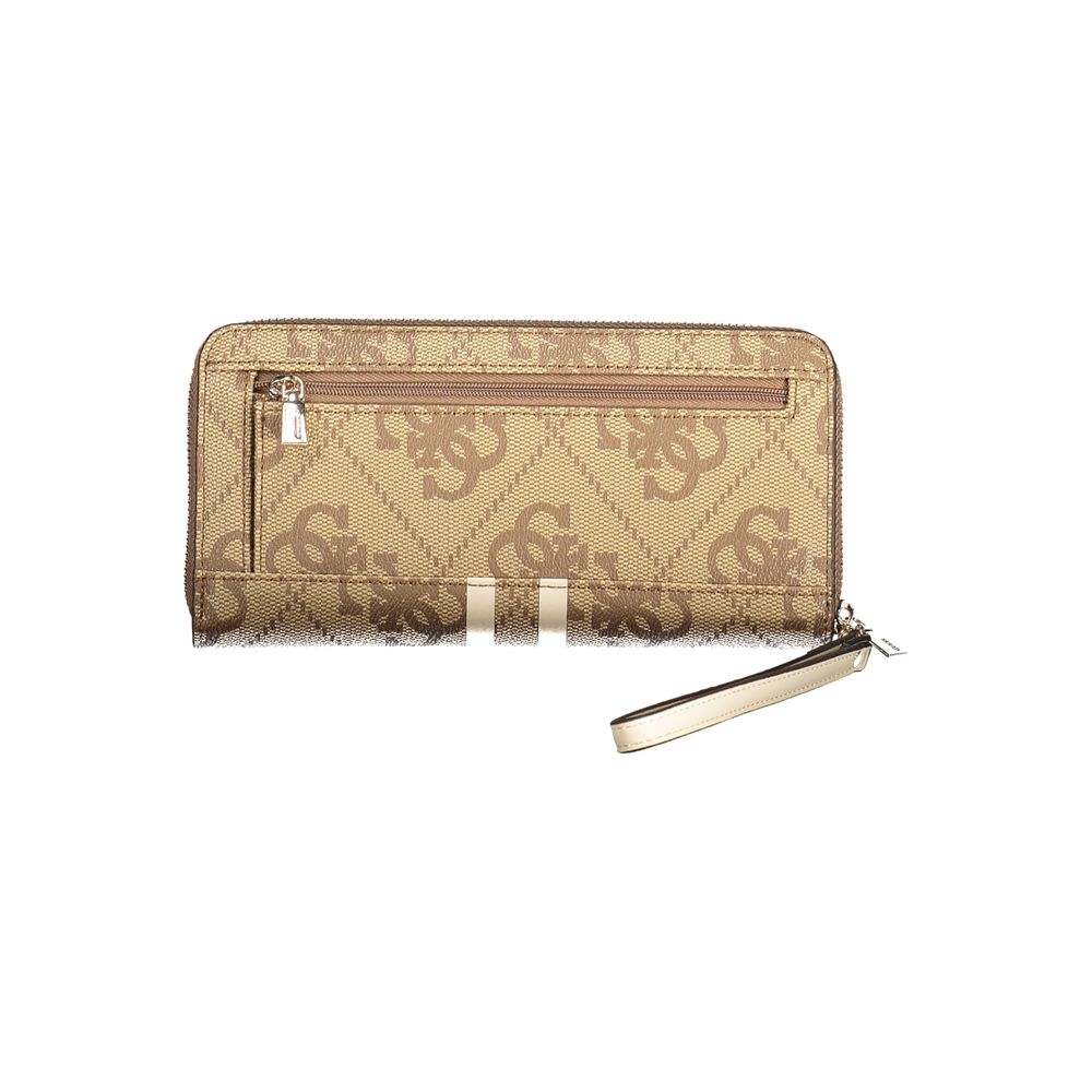Guess Jeans Beige Polyethylene Women Wallet