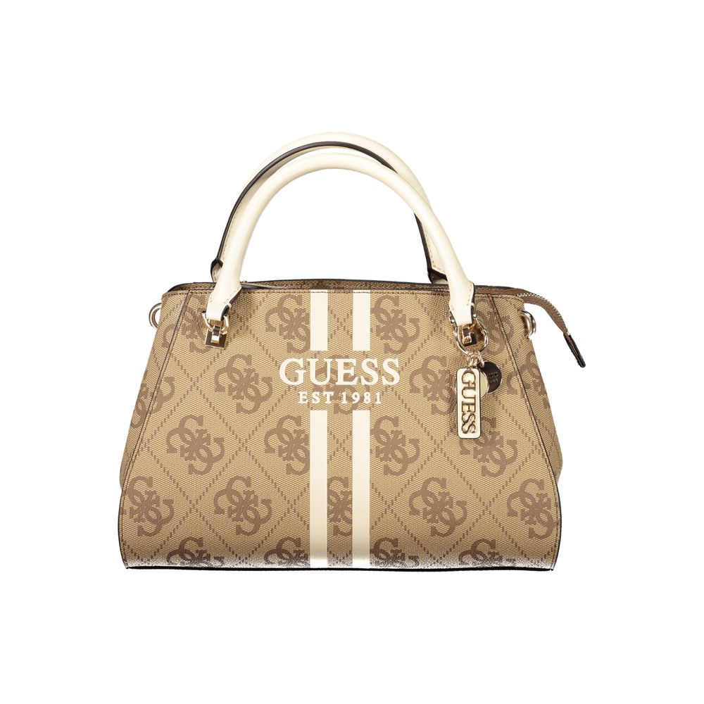 Guess Jeans Beige Polyethylene Women Handbag