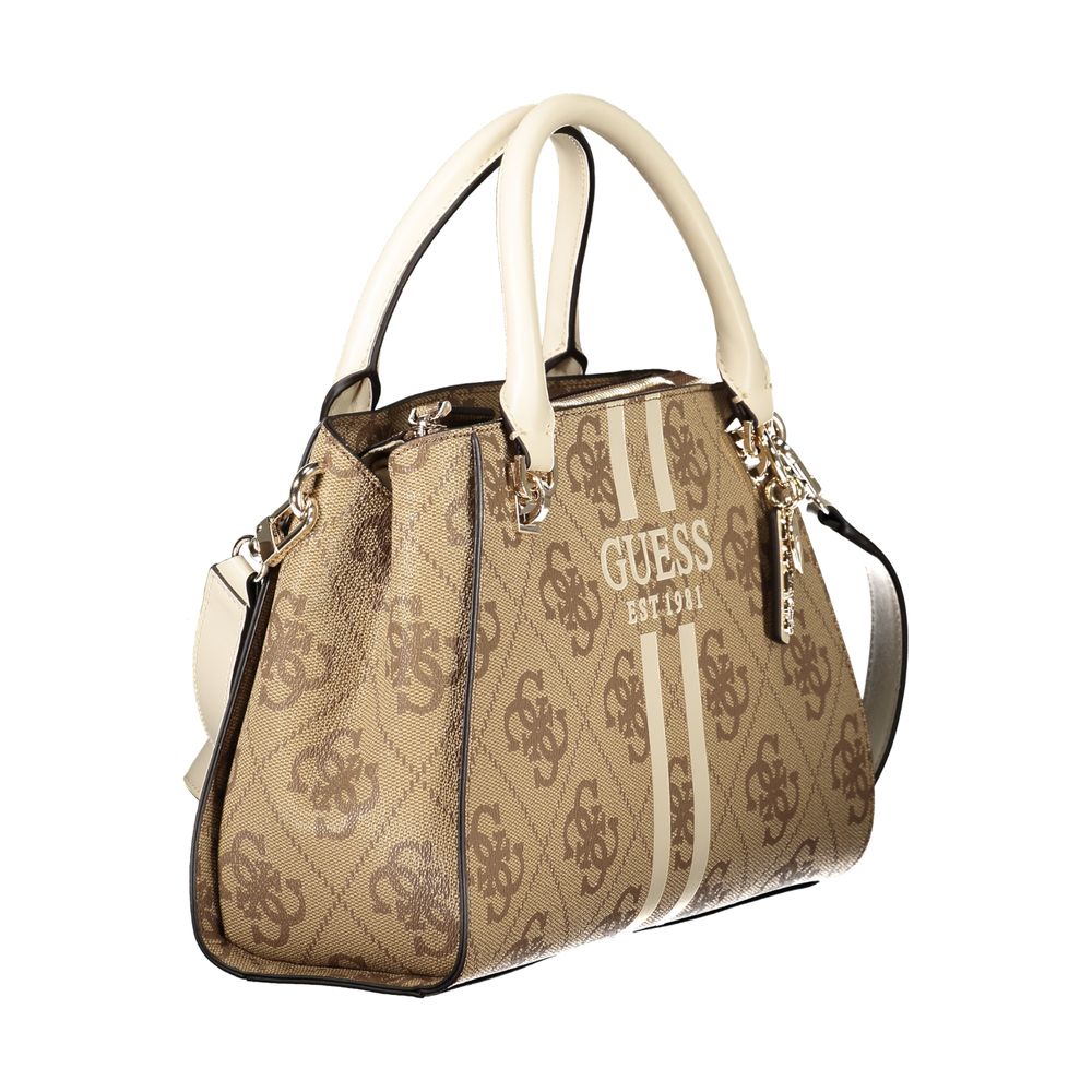 Guess Jeans Beige Polyethylene Women Handbag