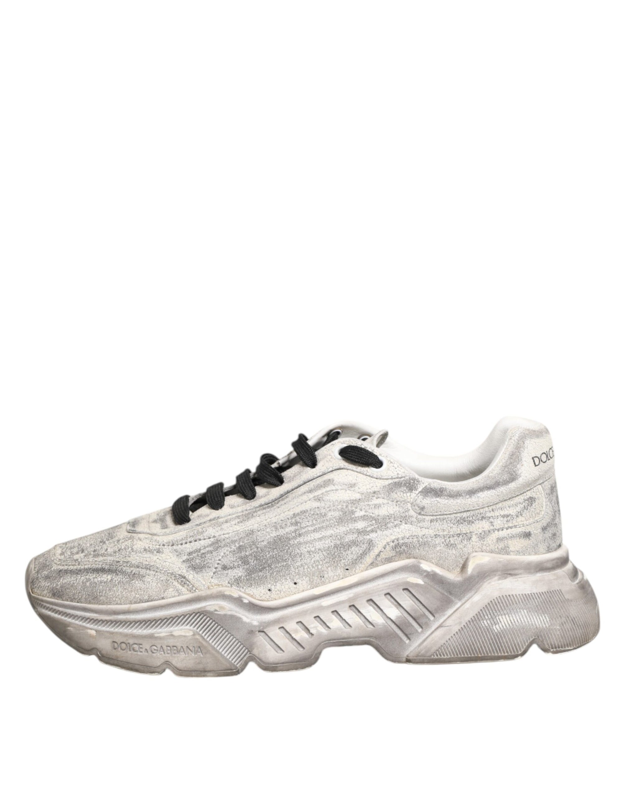 Dolce & Gabbana White Daymaster Low Top Men Sneakers Shoes