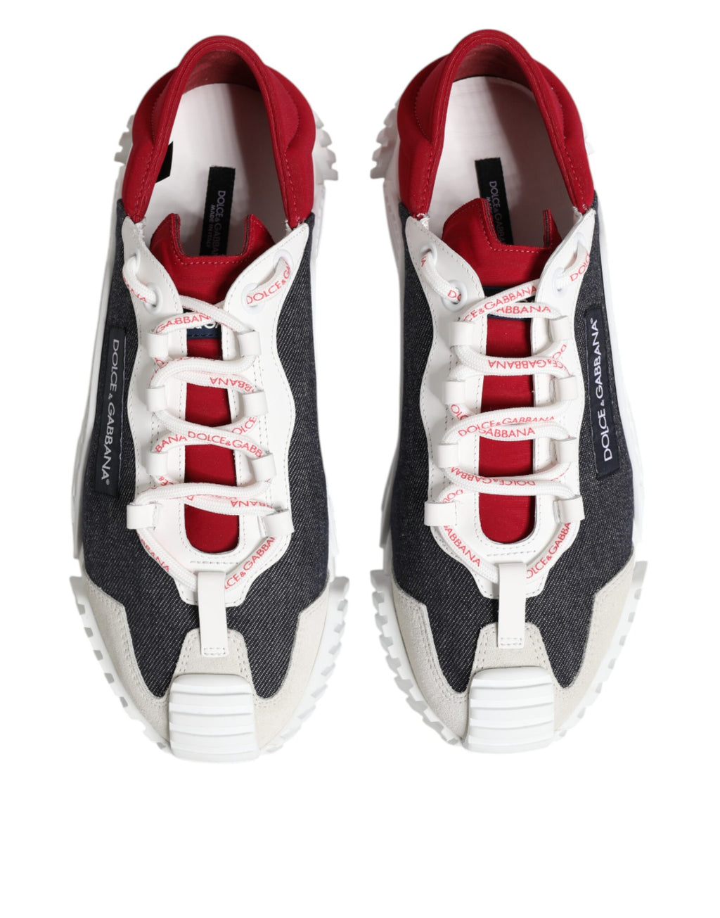 Dolce & Gabbana Multicolor Lace Up Low Top NS1 Sneaker Shoes