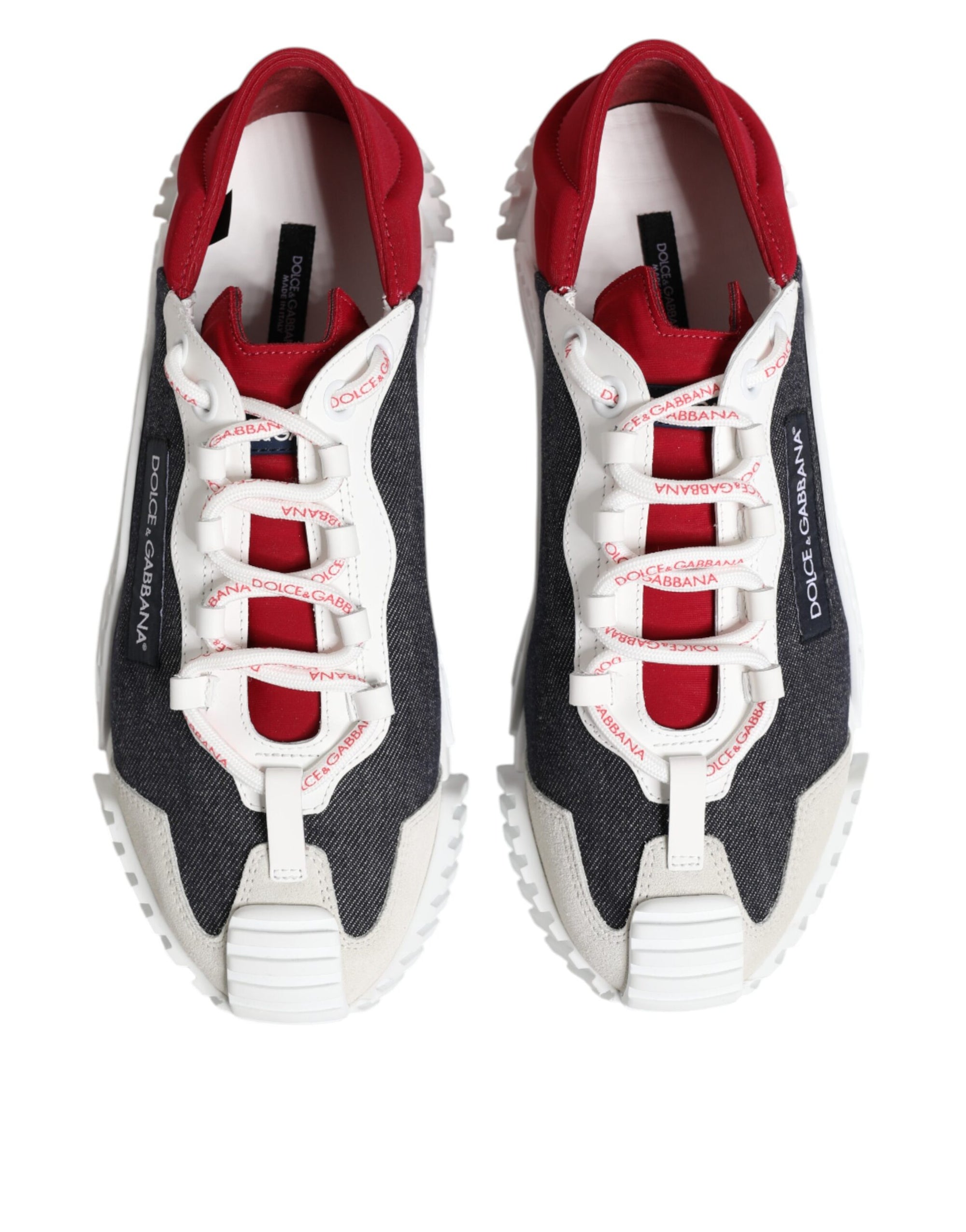 Dolce & Gabbana Multicolor Lace Up Low Top NS1 Sneaker Shoes