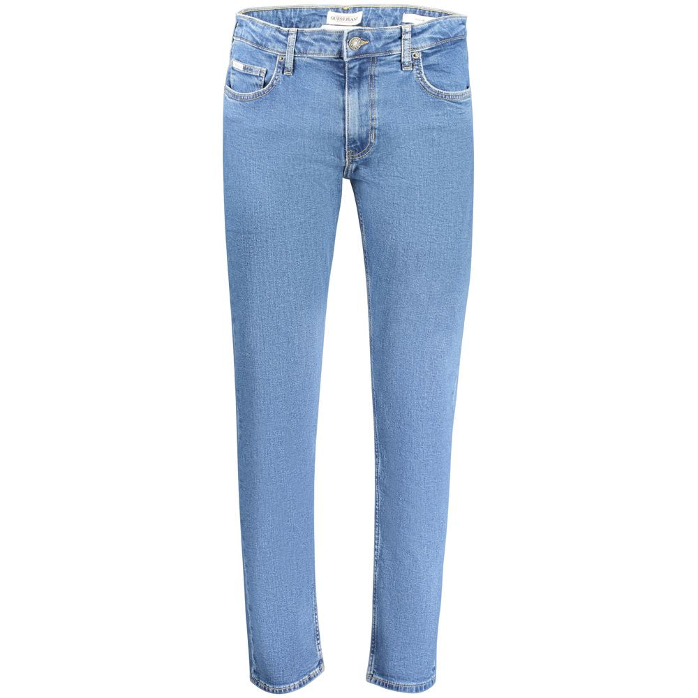 Guess Jeans Blue Cotton Men Jeans