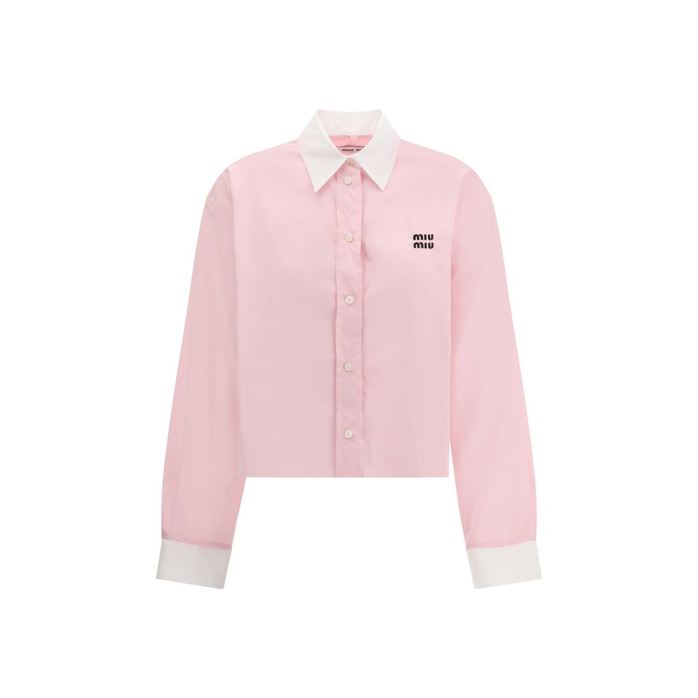 Miu Miu Cropped Shirt