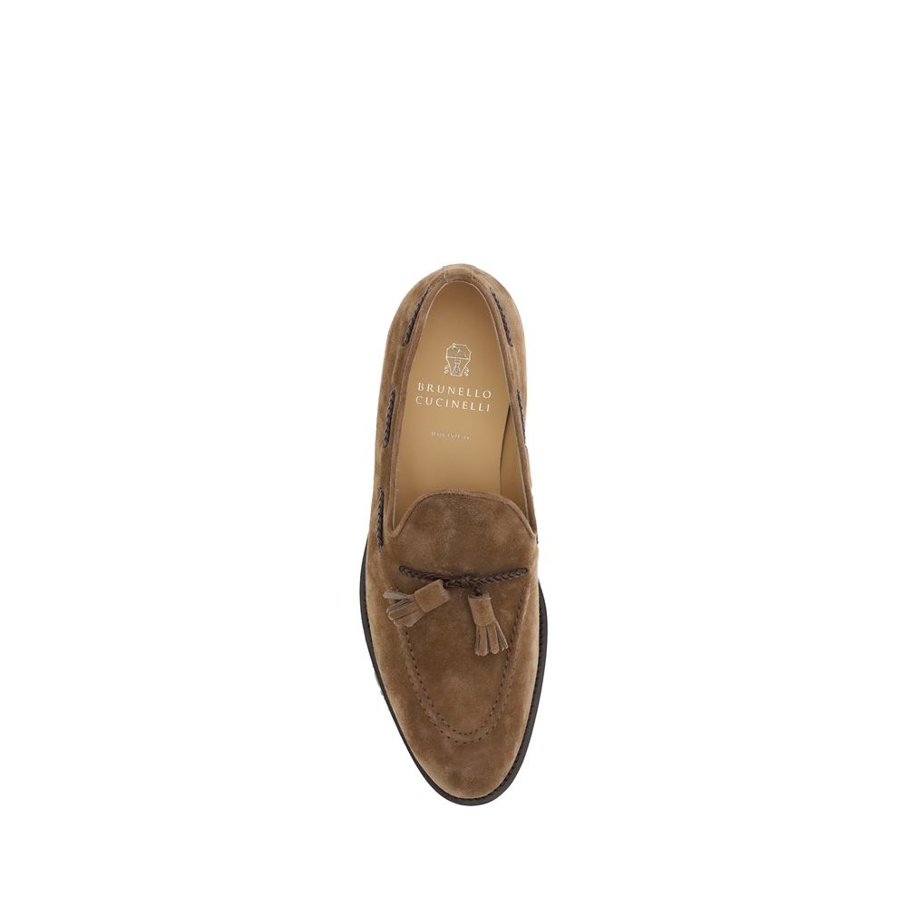 Brunello Cucinelli Suede Loafers
