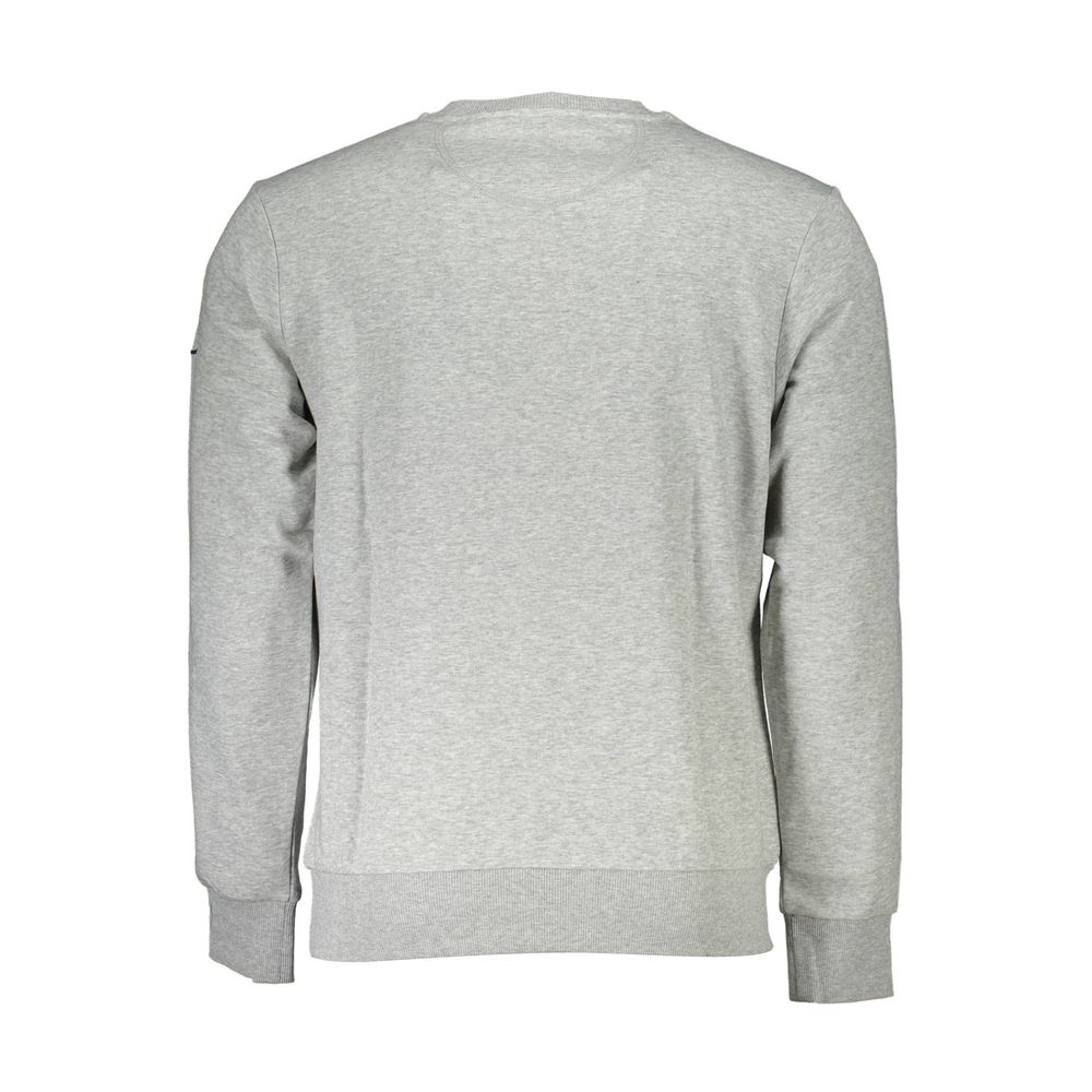 La Martina Gray Cotton Sweater