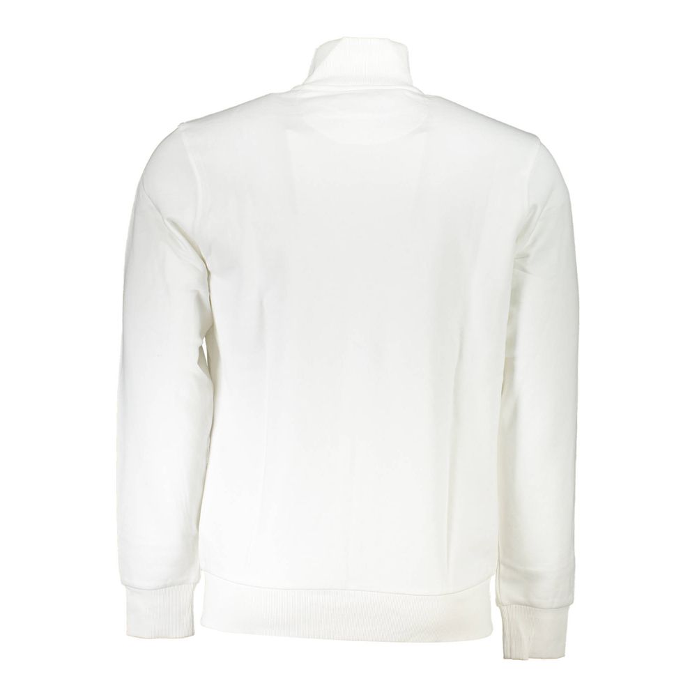 La Martina White Cotton Sweater