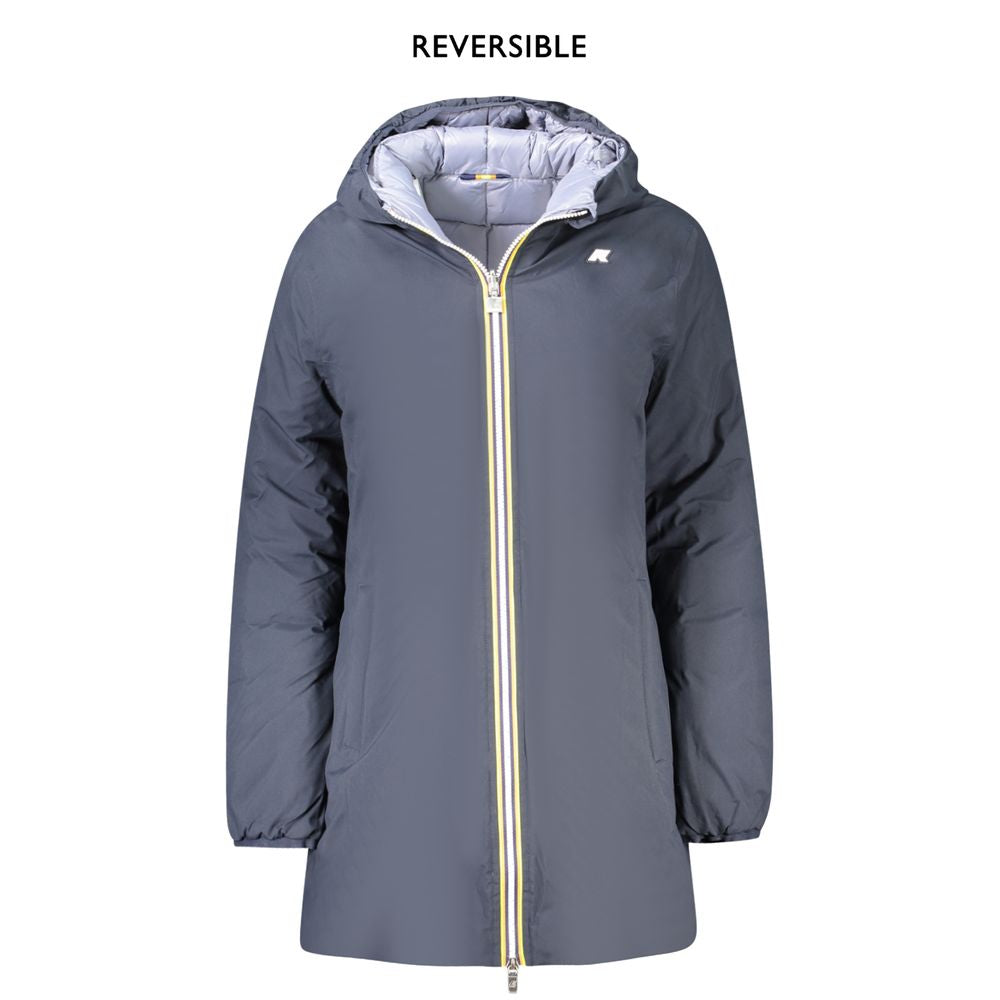 K-WAY Blue Polyester Jackets & Coat