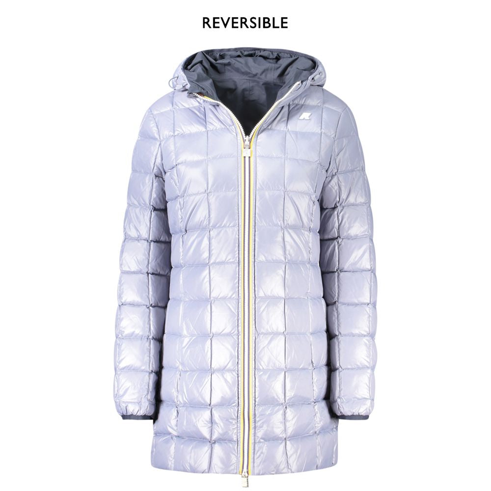 K-WAY Blue Polyester Jackets & Coat