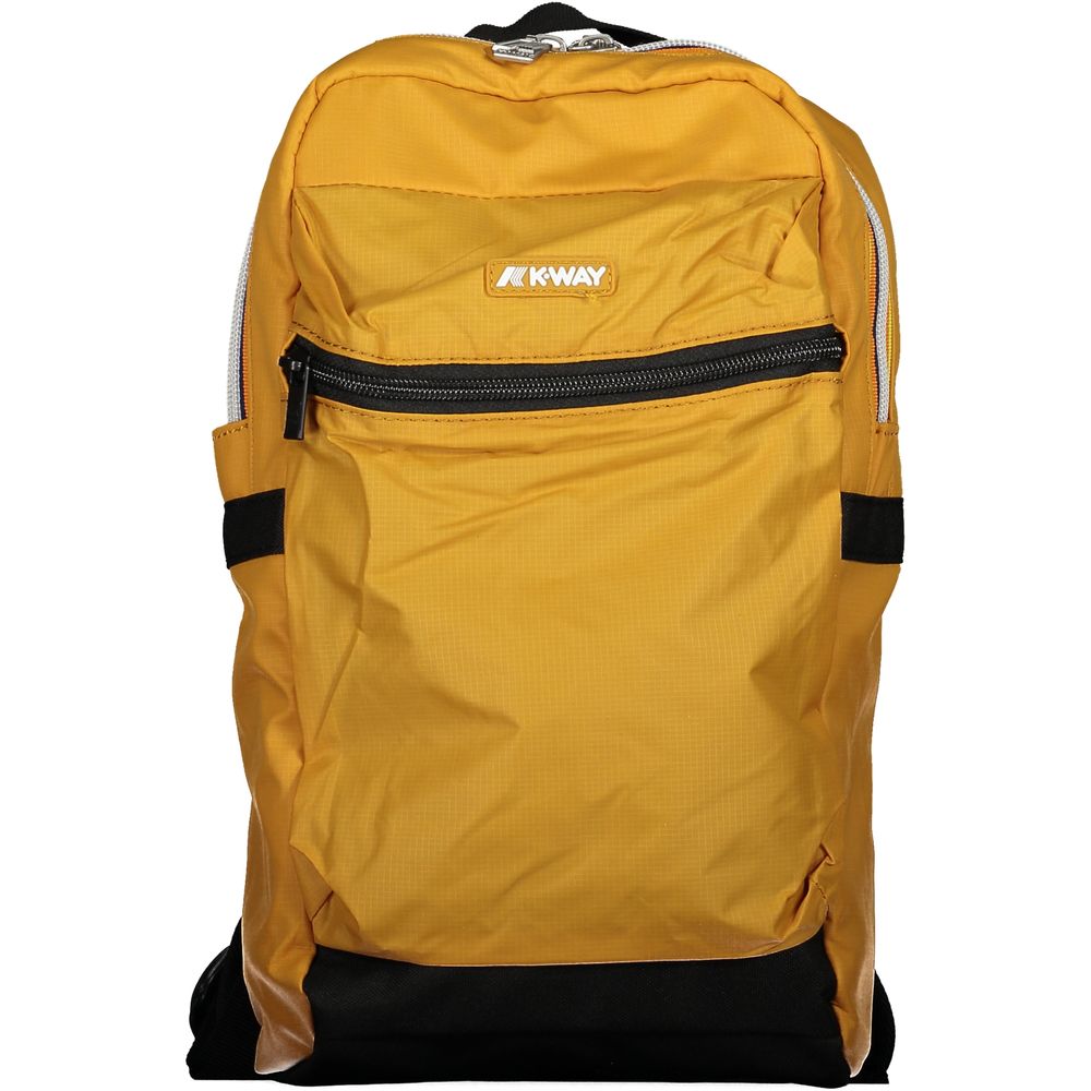 K-WAY Yellow Polyamide Backpack