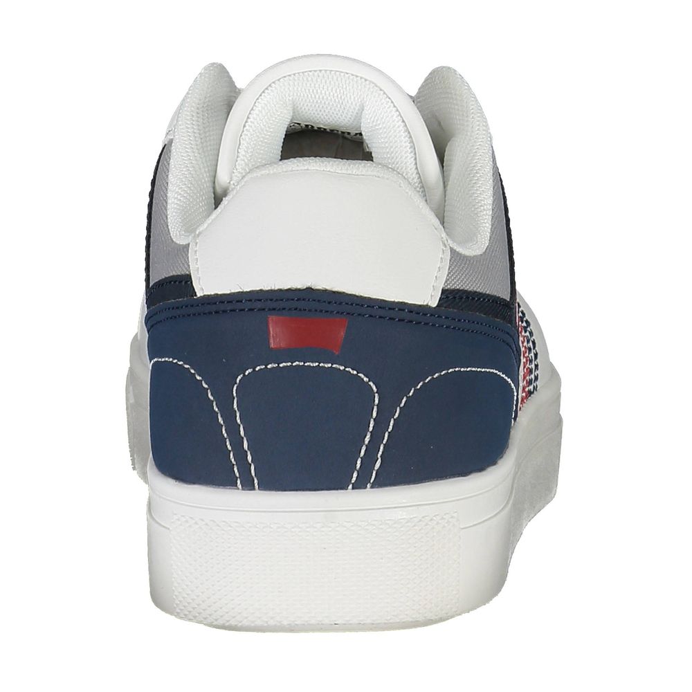 Carrera White Polyester Sneaker