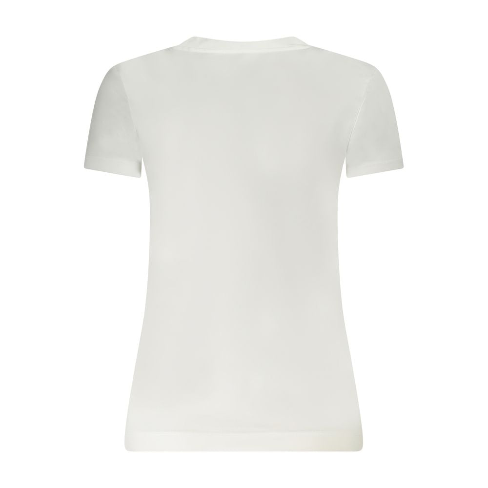 Guess Jeans White Cotton Tops & T-Shirt