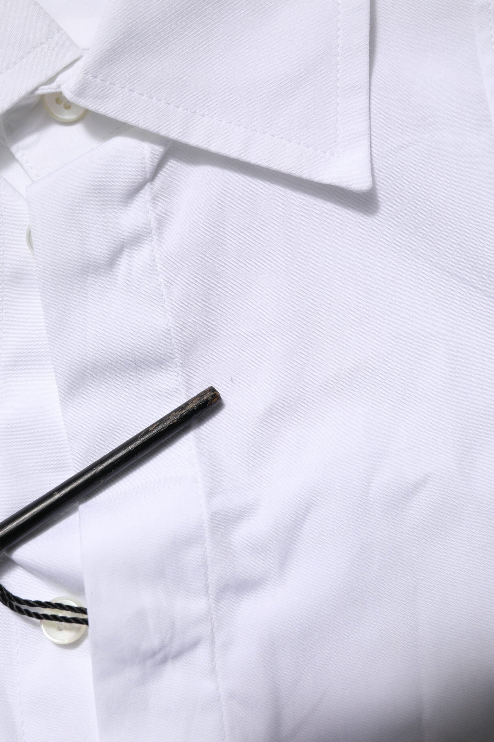 Dolce & Gabbana White Poplin Cotton Formal Men Dress Shirt