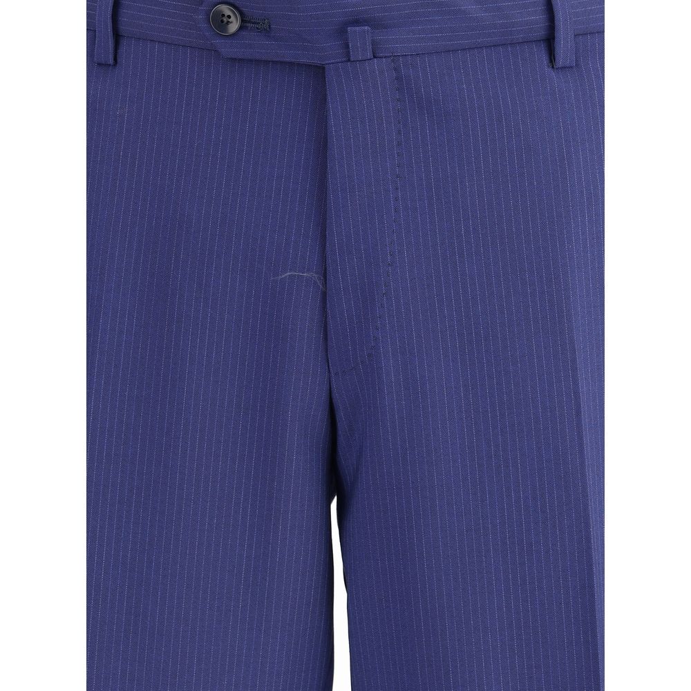 Gi Capri Striped Virgin Wool Suit