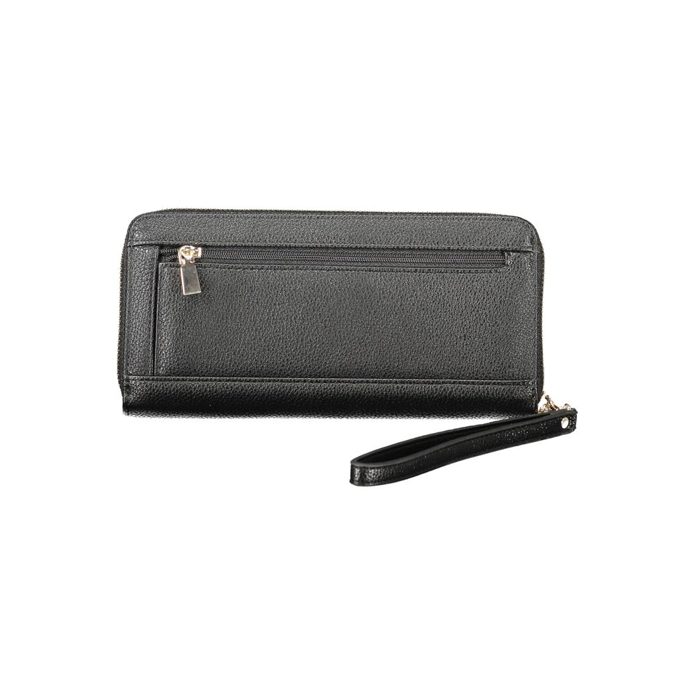 Guess Jeans Black Polyethylene Women Wallet